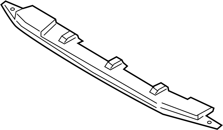 View 99157516105 Radiator Support Air Deflector (Upper, Lower) Full-Sized Product Image
