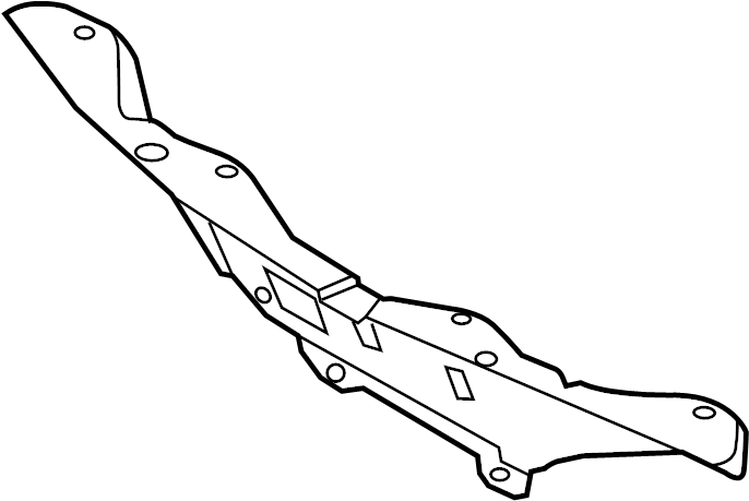 View 9P1806620GRV Hood Latch Support Full-Sized Product Image