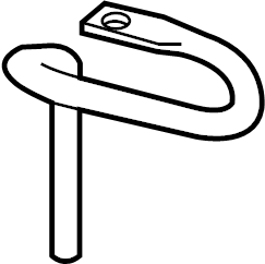 View 99180381501 Seat Belt Guide (Upper, Lower) Full-Sized Product Image