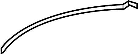 View 99151463101 Convertible Top Stowage Compartment Lid Seal Full-Sized Product Image