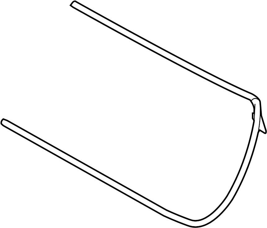View 99153737702 Door Seal (Lower) Full-Sized Product Image