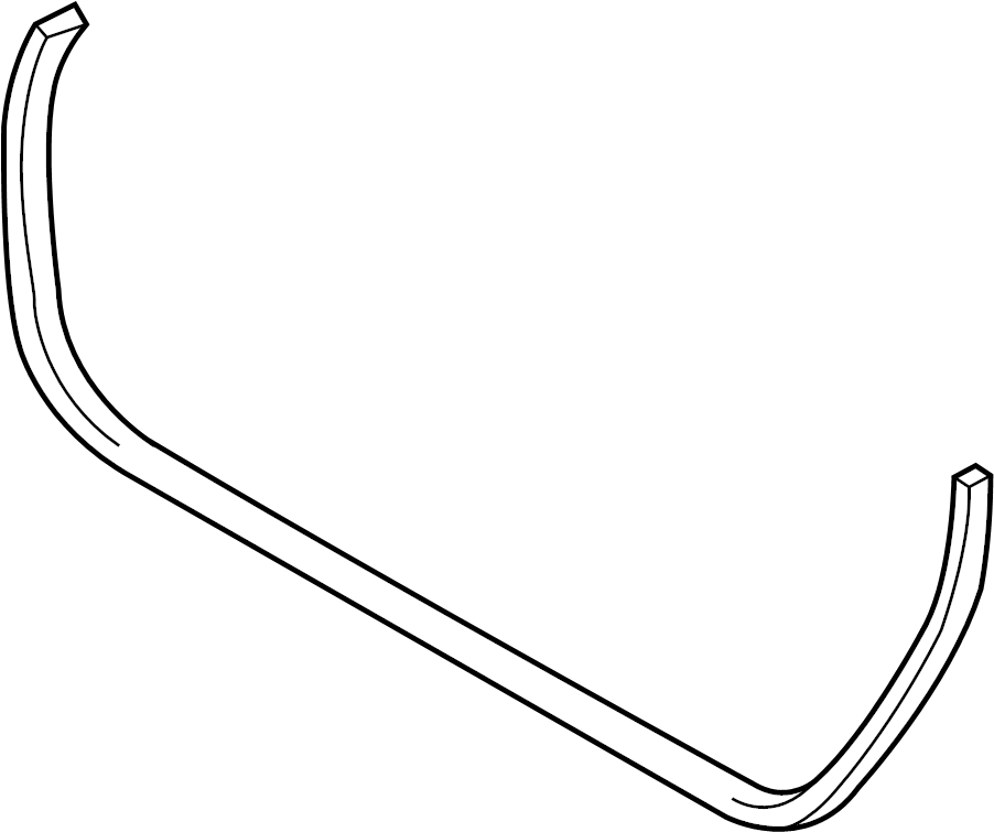 View 99153707511 Door Seal (Front, Lower) Full-Sized Product Image