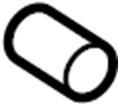 View 95853794700 Door Hinge Cap (Upper, Lower) Full-Sized Product Image
