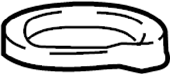 View 99133350400 Coil Spring Insulator (Upper, Lower) Full-Sized Product Image