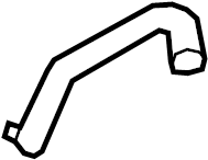 View 99110682201 Engine Coolant Hose Full-Sized Product Image
