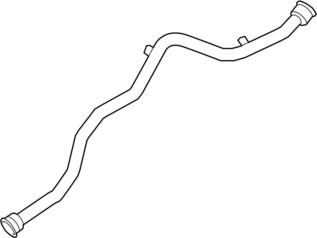 View 99110680902 Engine Coolant Pipe (Front, Lower) Full-Sized Product Image