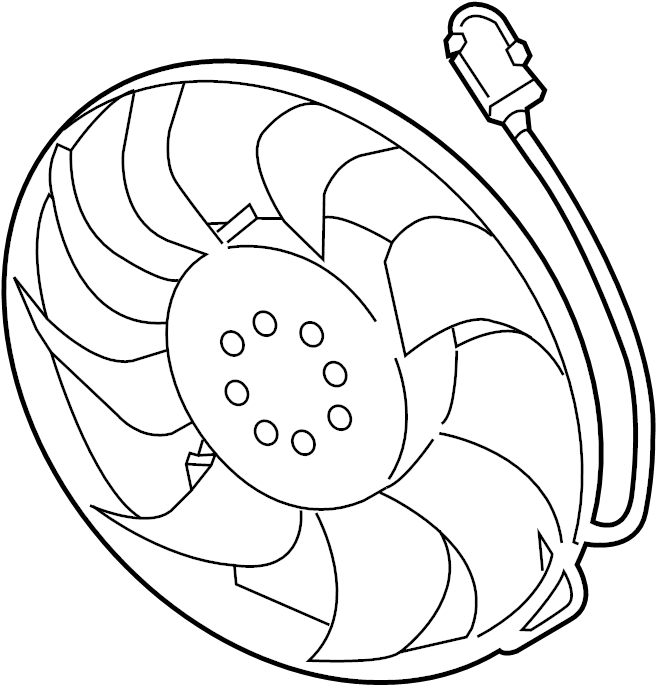 View 99162493704 Engine Cooling Fan Motor Full-Sized Product Image