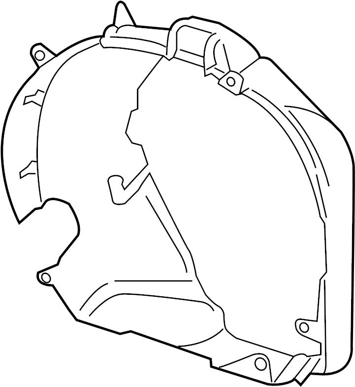 View 99110635201 Engine Cooling Fan Shroud Full-Sized Product Image