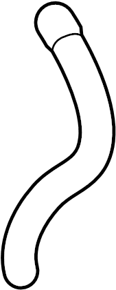 View 9A110685200 Engine Coolant Overflow Hose Full-Sized Product Image