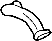 View 99111023771 Intercooler Pipe (Front, Rear, Upper) Full-Sized Product Image