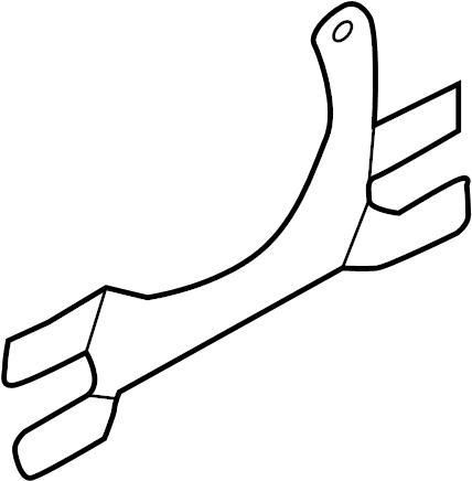 View 99111147301 Bracket. Support. Exhaust. Muffler. System Hanger. Holder. Inner.  Full-Sized Product Image