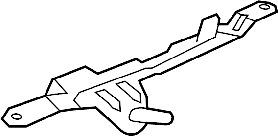 View 9A111310677 Exhaust Gas Recirculation (EGR) Tube Bracket Full-Sized Product Image