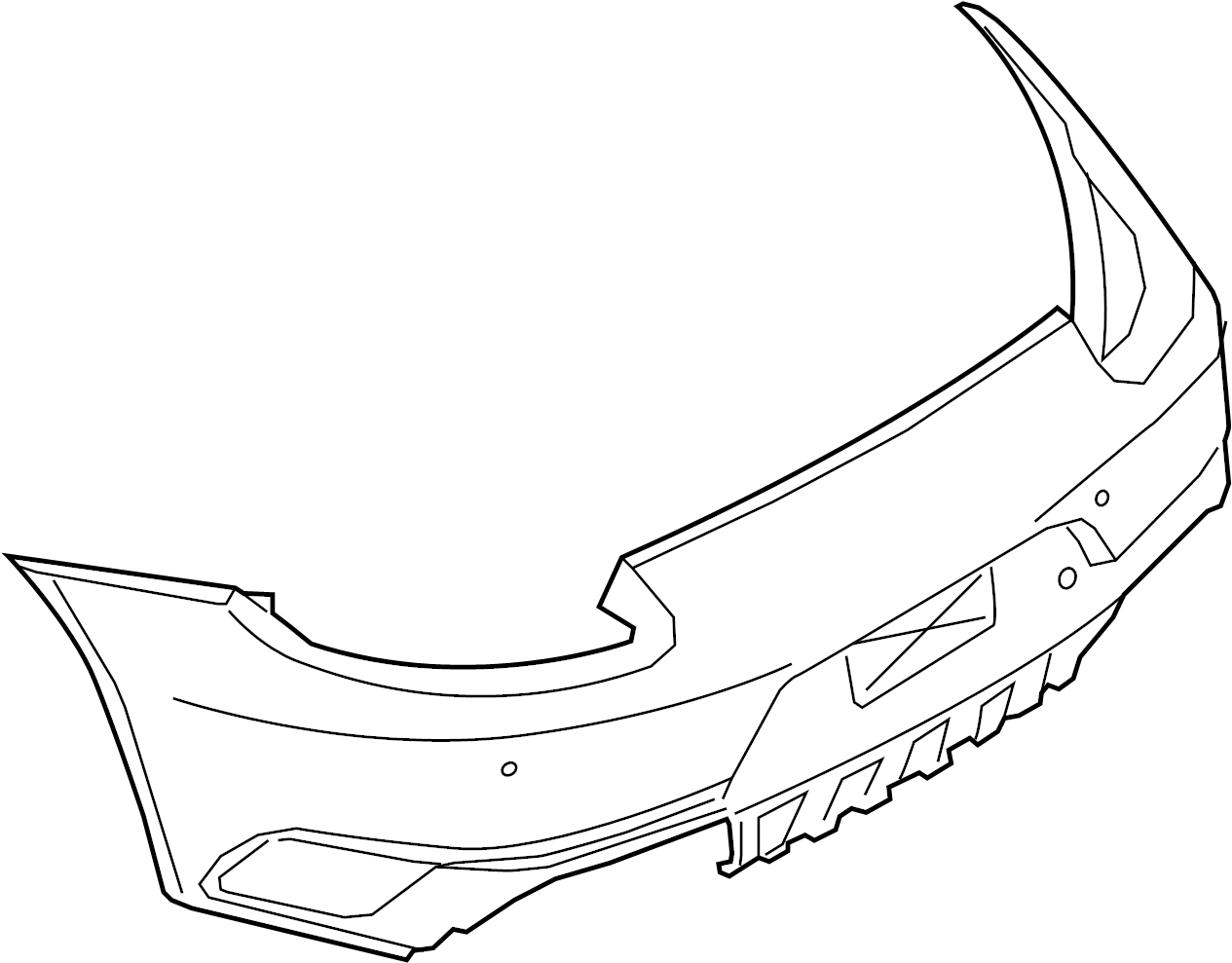 View 99150592302 Bumper Cover (Lower) Full-Sized Product Image