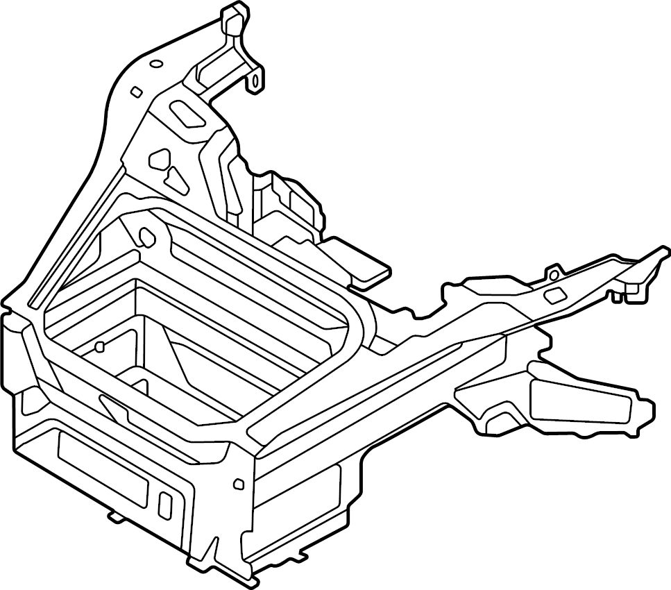View 992805023YGRV Frame Side Member Assembly (Front) Full-Sized Product Image
