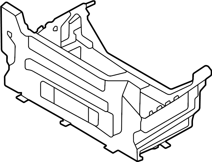 View 992803201YGRV Trunk Floor Storage Box Full-Sized Product Image