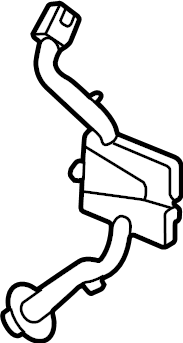 View 992820124C A/C Evaporator Drain Full-Sized Product Image