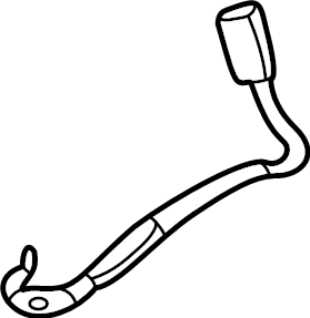 View 0PB971358 Body Electrical Ground Strap Full-Sized Product Image