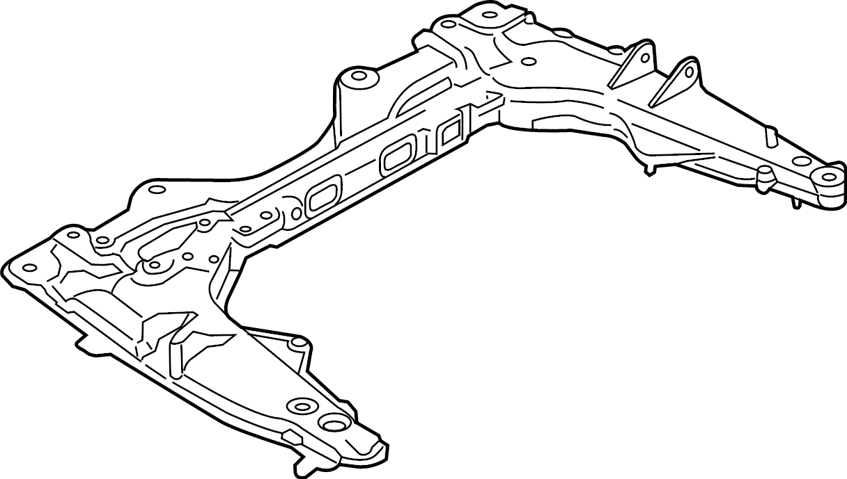View 992401309J Suspension Subframe Crossmember Full-Sized Product Image