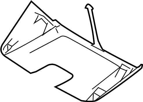 View 992867589B1E0 Interior Rear View Mirror Cover (Upper) Full-Sized Product Image