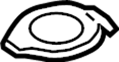 View 992955455A Washer Fluid Reservoir Cap Full-Sized Product Image