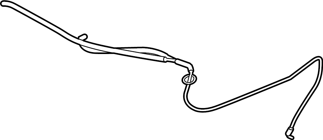 View 992955667A Windshield Washer Hose (Front) Full-Sized Product Image