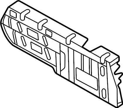 View 992035251 Radio Amplifier Bracket Full-Sized Product Image
