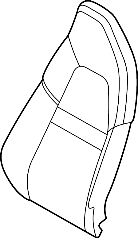 View 992881805GBTGV Seat Back Cushion Cover (Lower) Full-Sized Product Image