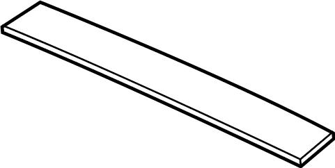 View 9P1898513GRV Sunroof Molding (Front) Full-Sized Product Image