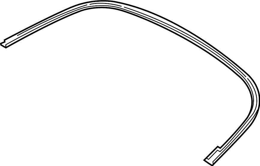 View 9P1898003 Convertible Top Seal (Rear) Full-Sized Product Image