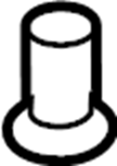 View 992898011 Convertible Top Hydraulic Pump Insulator Full-Sized Product Image