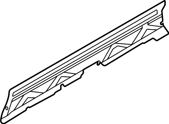 View 992803682YGRV Floor Side Rail Reinforcement (Rear) Full-Sized Product Image