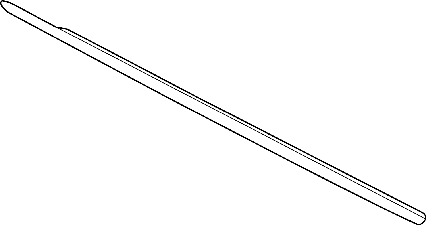 View 992837512C03C Door seal rally BLACK.  Full-Sized Product Image