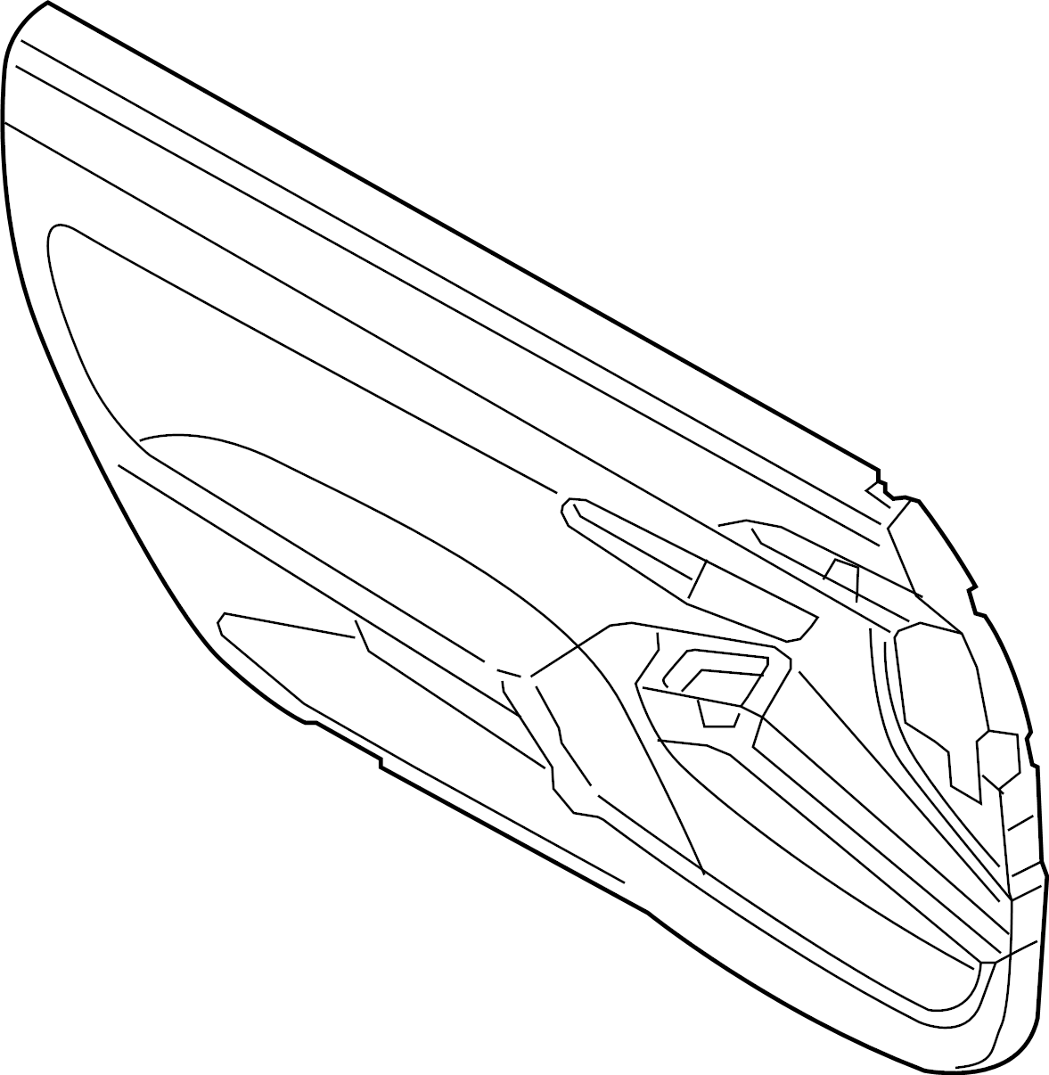View 992867011BROG6 Door Interior Trim Panel Full-Sized Product Image