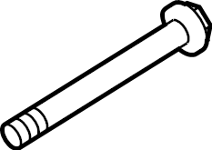 View PAF008389 Suspension Stabilizer Bar Link Bolt (Rear) Full-Sized Product Image
