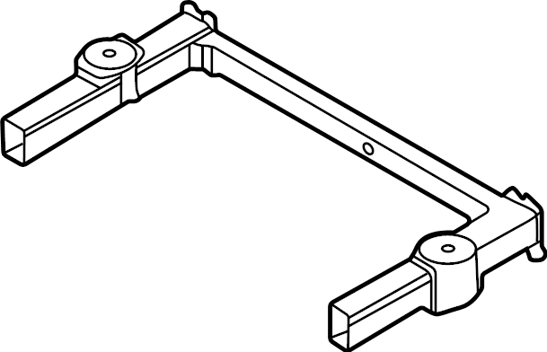 View 992803035AYGRV Frame Side Member (Rear) Full-Sized Product Image