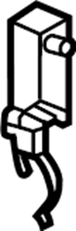 View 992121521 Engine Coolant Overflow Hose Bracket Full-Sized Product Image