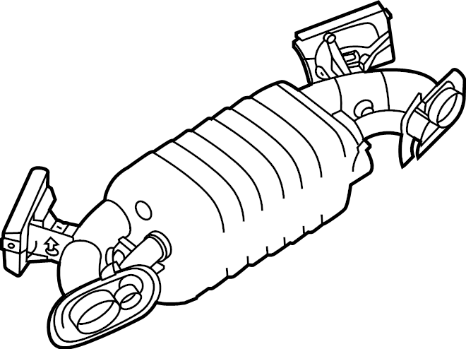 View 992298019A Exhaust Muffler Full-Sized Product Image