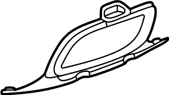 View 992807833OK1 Bumper Trim (Rear, Lower) Full-Sized Product Image