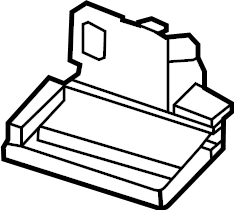 View 992807009AOK1 Brake Air Duct Full-Sized Product Image