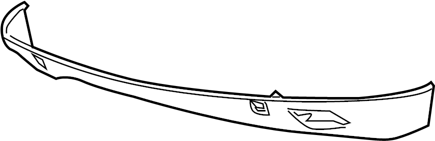 View 95550506103G2X Spoiler (Front, Lower) Full-Sized Product Image