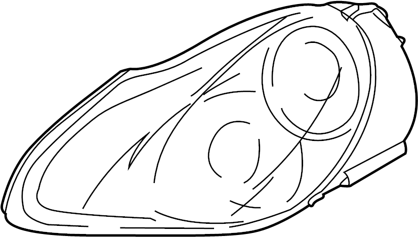 View 95563115352 Headlight Assembly (Left) Full-Sized Product Image