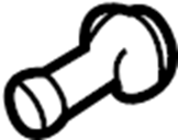 View 94810636201 Engine Oil Cooler Line Connector Full-Sized Product Image