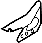 View 95551130200 Hood Hinge Full-Sized Product Image