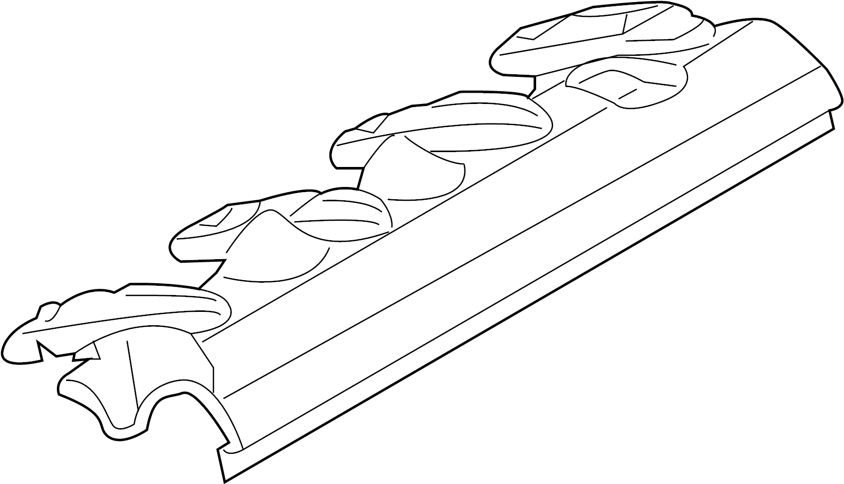 View 95510514211 Engine Cover Full-Sized Product Image