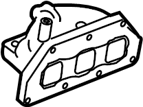 View 95511101700 Exhaust Manifold Full-Sized Product Image