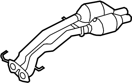View 955113023DX Catalytic Converter Full-Sized Product Image