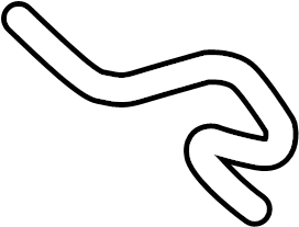 View 95511323810 Secondary Air Injection Pump Hose Full-Sized Product Image