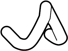 View 95511323910 Secondary Air Injection Pump Hose Full-Sized Product Image