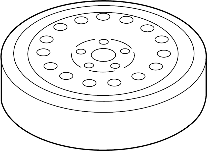 View 95536205020 Spare Tire Full-Sized Product Image
