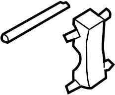 View 95535195900 Spring. Kit. Retainer. Caliper.  Full-Sized Product Image